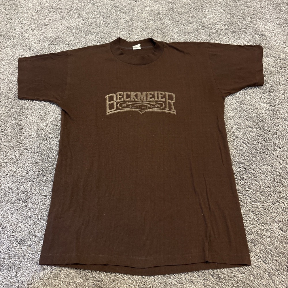 Vintage Beckmeier Brothers T Shirt Medium M 70s Casablanca Records And Filmworks